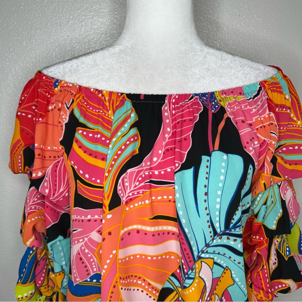 Cece Womens Multicolor Vibrant Patterned Off The … - image 2